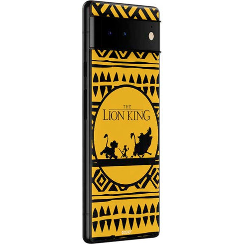 Disney The Lion King Simba Timon and Pumba Tribal Print Google Pixel 6 Pro Skin